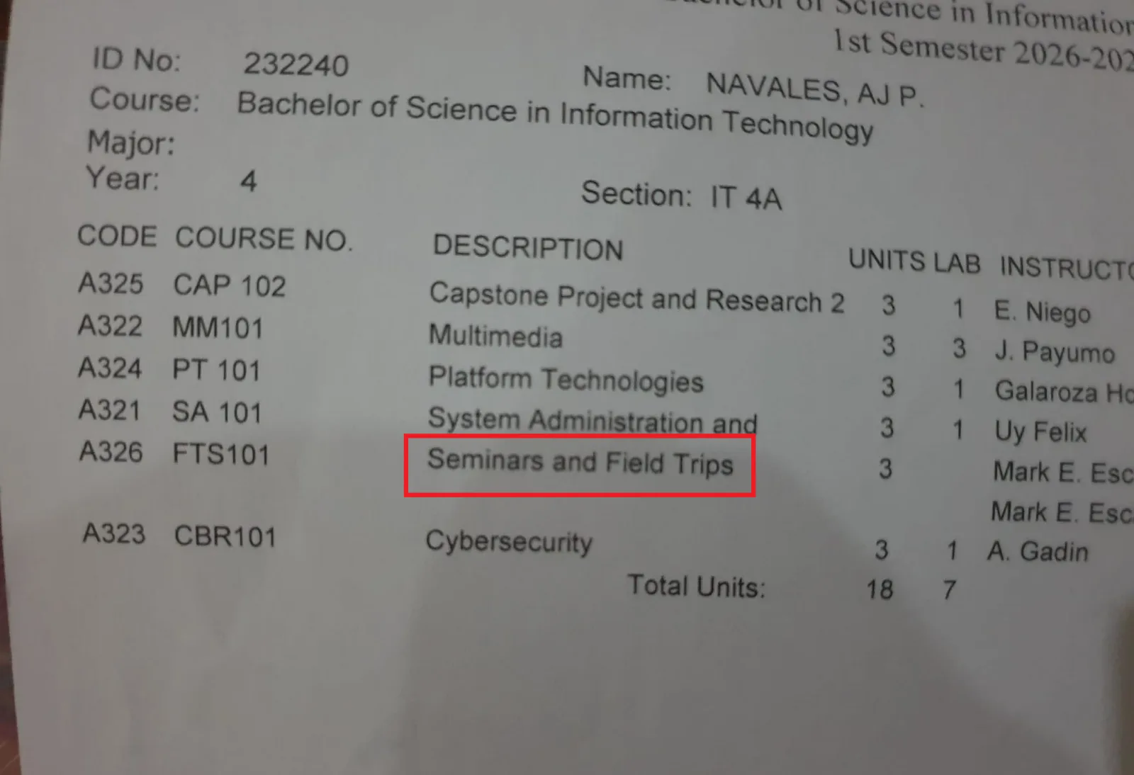 Academic Field Trip funds for kinabukasan
