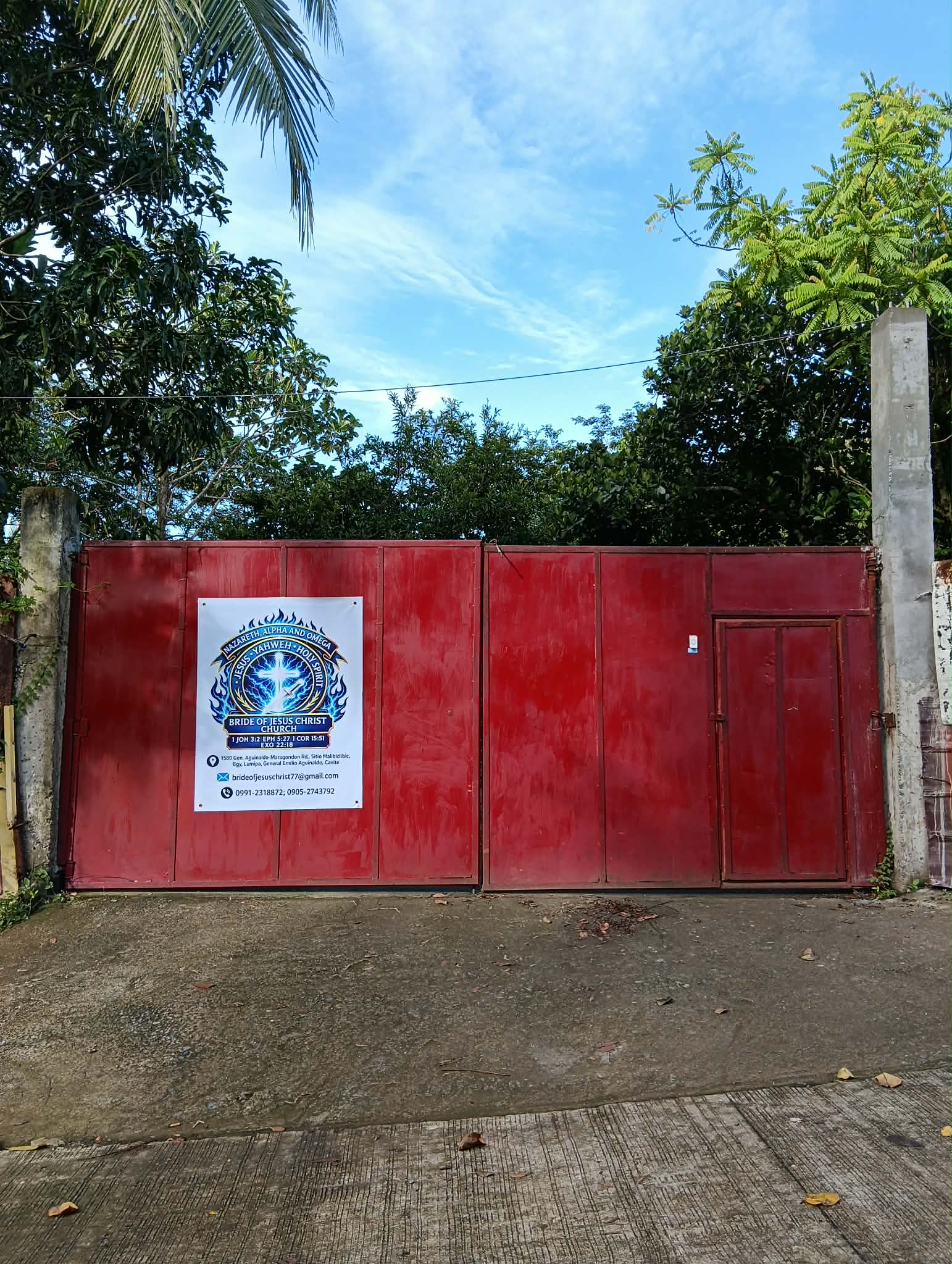 Construction of New Church -  Nazareth Alpha and Omega Jesus Yahweh Holy Spirit Bride of Jesus Christ Church - Cavite